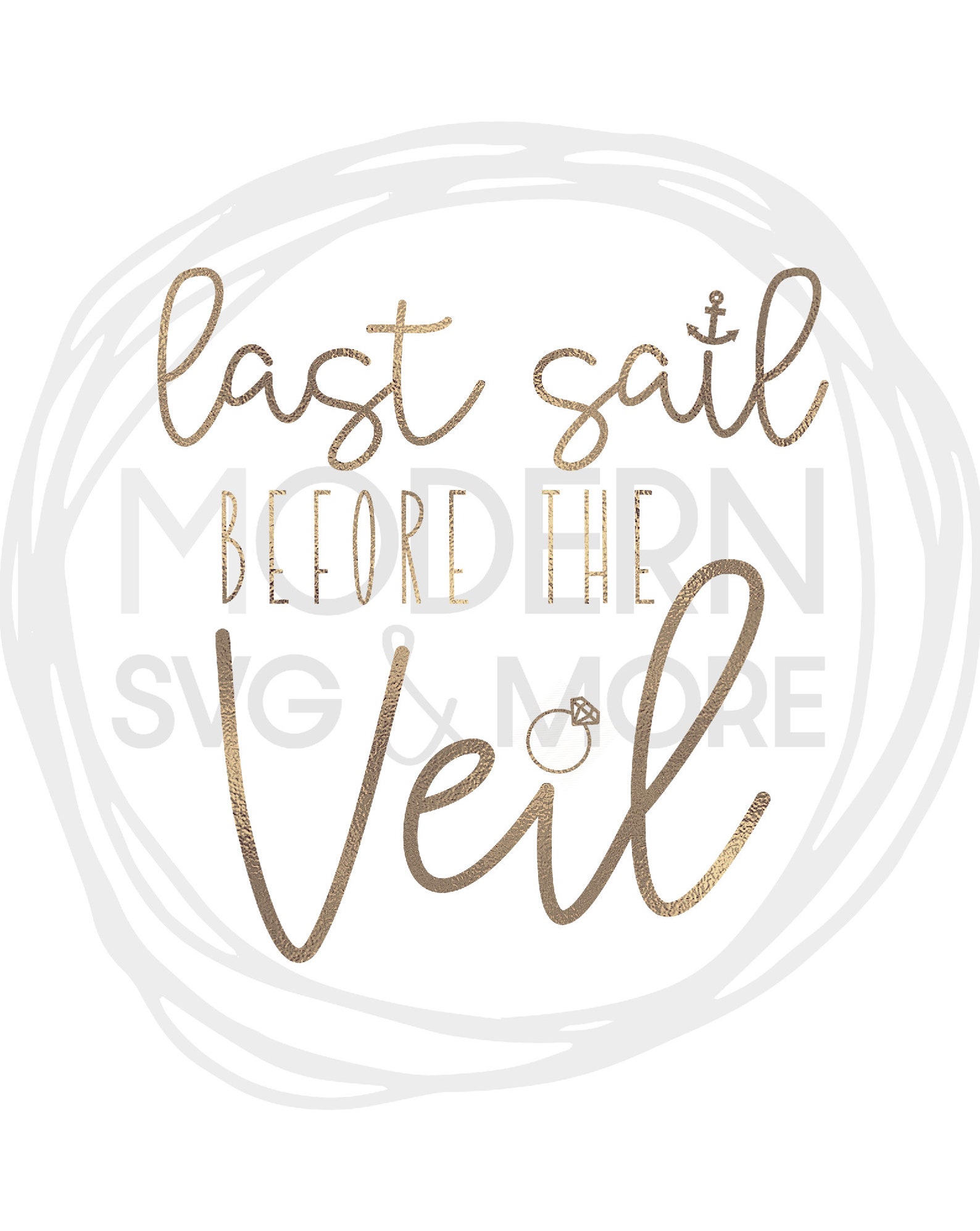 Last Sail Before the Veil SVG Bachelorette Vinyl Cutting File | Etsy