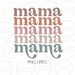 Mama Boho Distressed Stacked png, sublimation design, digital design, clipart, sublimation png, Mama design 