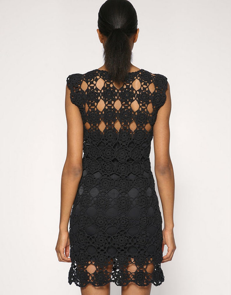 Crochet a dress crochet dress PATTERN detailed instructions Etsy