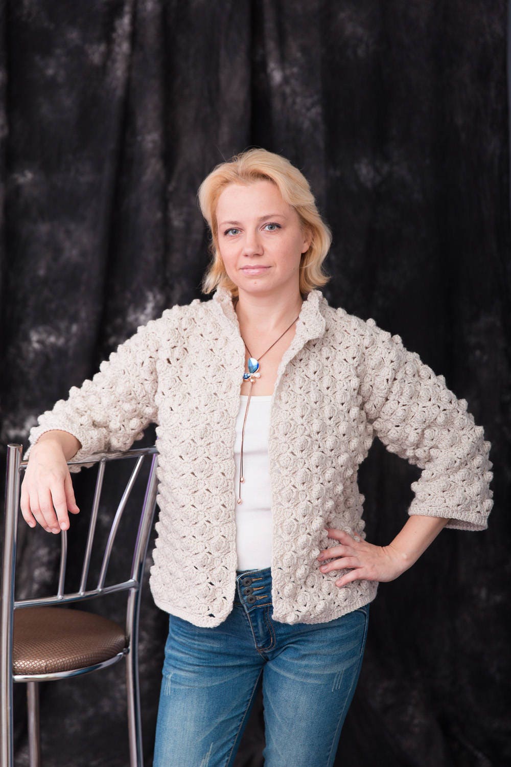 Crochet jacket PATTERN wool jacket tutorial warm jacket Etsy
