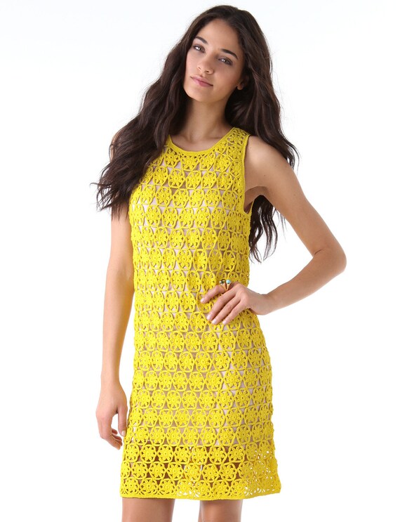 Crochet summer dress PATTERN detailed tutorial for every row Etsy