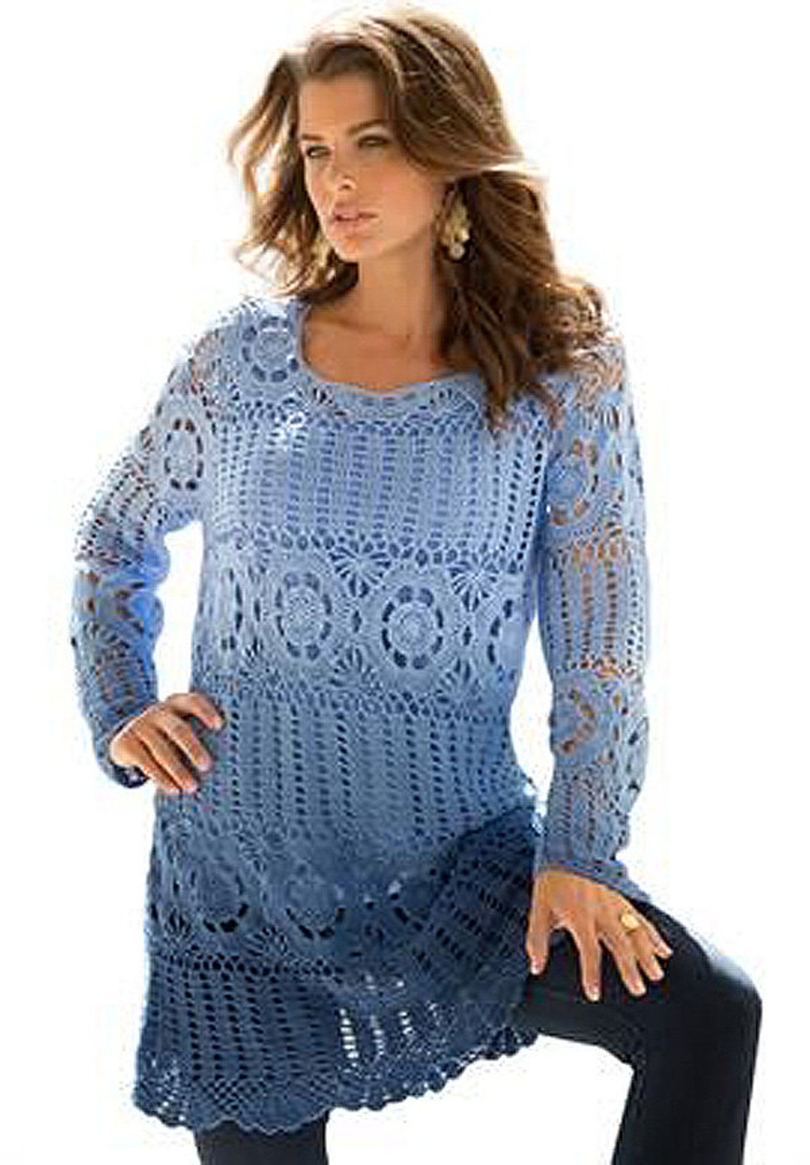 Elegant crochet sweater PATTERN big size crochet sweater Etsy