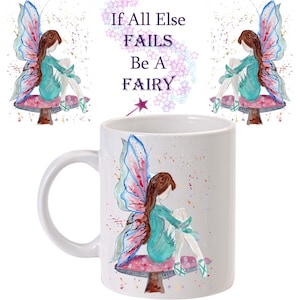 Fairy mug, fairy gift, ceramic mug, fairy ceramic mug, fairy power, fairy cup, personalised mug