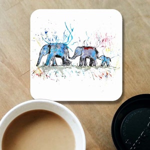Untersetzer Elefantenfamilie, Untersetzer Elefant, Untersetzer Elefant, Geschenk Elefant, Untersetzer Elefant, Untersetzer Elefant, Untersetzer Elefant