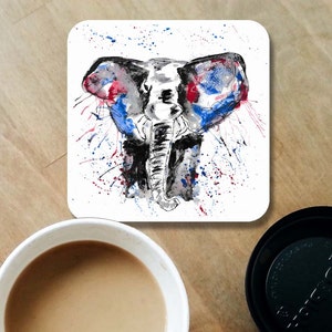 Untersetzer Elefant, Untersetzer Elefant, Untersetzer Elefant, Geschenk für Elefanten, Untersetzer Elefant, Geschenk für Elefantenliebhaber, Untersetzer
