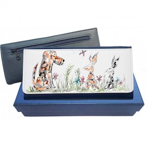 Sac à main chien et lapin, sac à main rose, sac à main marine, sac à main en cuir, cadeau chien et lapin, sac à main en cuir chien et lapin, chien et lapin, chien, lapin