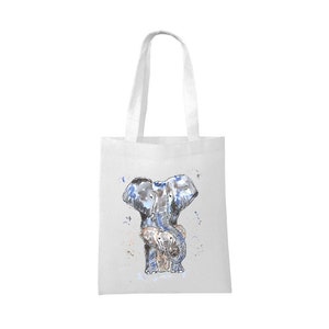 Elephant bag, personalised tote bag, Natural bag, shopping bag, elephant gift, elephant lover, elephant baby