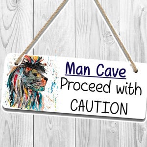 Man cave plaque, man cave sign, man cave, man shed, enter at your own risk, Dad gift, Grandad gift