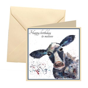 cow greetings card, cow birthday card, greetings card, birthday card, cow card, fun birthday, joke birthday
