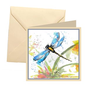 Multi pack wildlife cards, bee greetings card, dragonfly card, pack of cards, 6 pack of cards, wildlife cards image 3