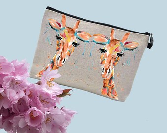 Süße Kosmetiktasche 'Peace Love Meerschweinchen' - Wasserdicht, 23x17 Cm