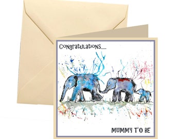 Mummy to be card, new baby greetings card, new baby, baby shower, new mummy card