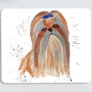 Shih Tzu placemat, personalised shih Tzu placemat, placemat, country kitchen, dog placemat, shih tzu