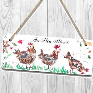 Hen House plaque, Hen house sign, hen house, chicken house, hen lover gift