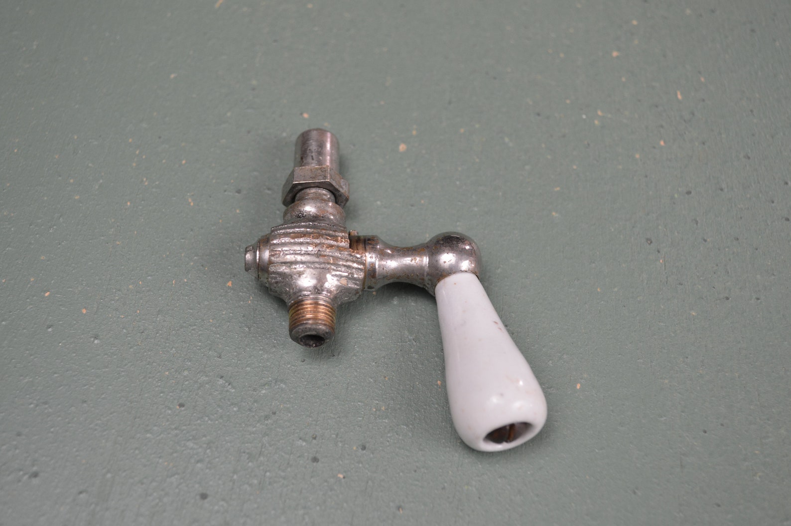 Antique Porcelain Radiator Lever Handle, Victorian House Hardware, Era ...