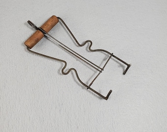 Canning Jar Lifter, Wood and Wire Antique Kitchen Utensil,#935