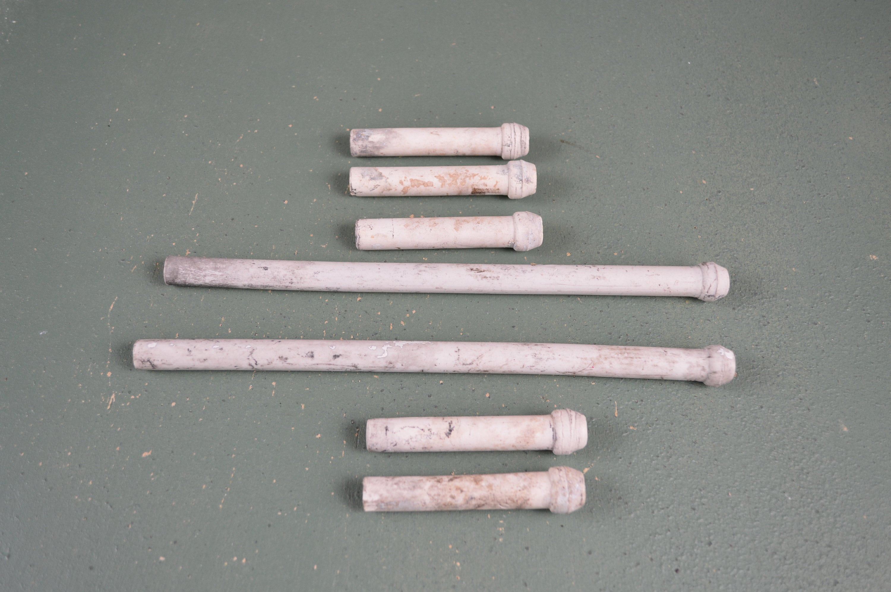 Knob and Tube Ceramic Wire Insulators, Vintage Electric Circa 1920, 728