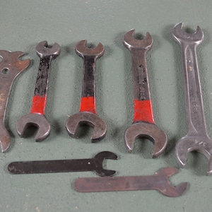 1940 Era Open End Wrenches,  Vintage Tools,  #522
