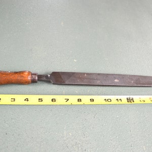 Vintage Western Wood Rasp, 1960 Wood Handle Hand Tools,  #521