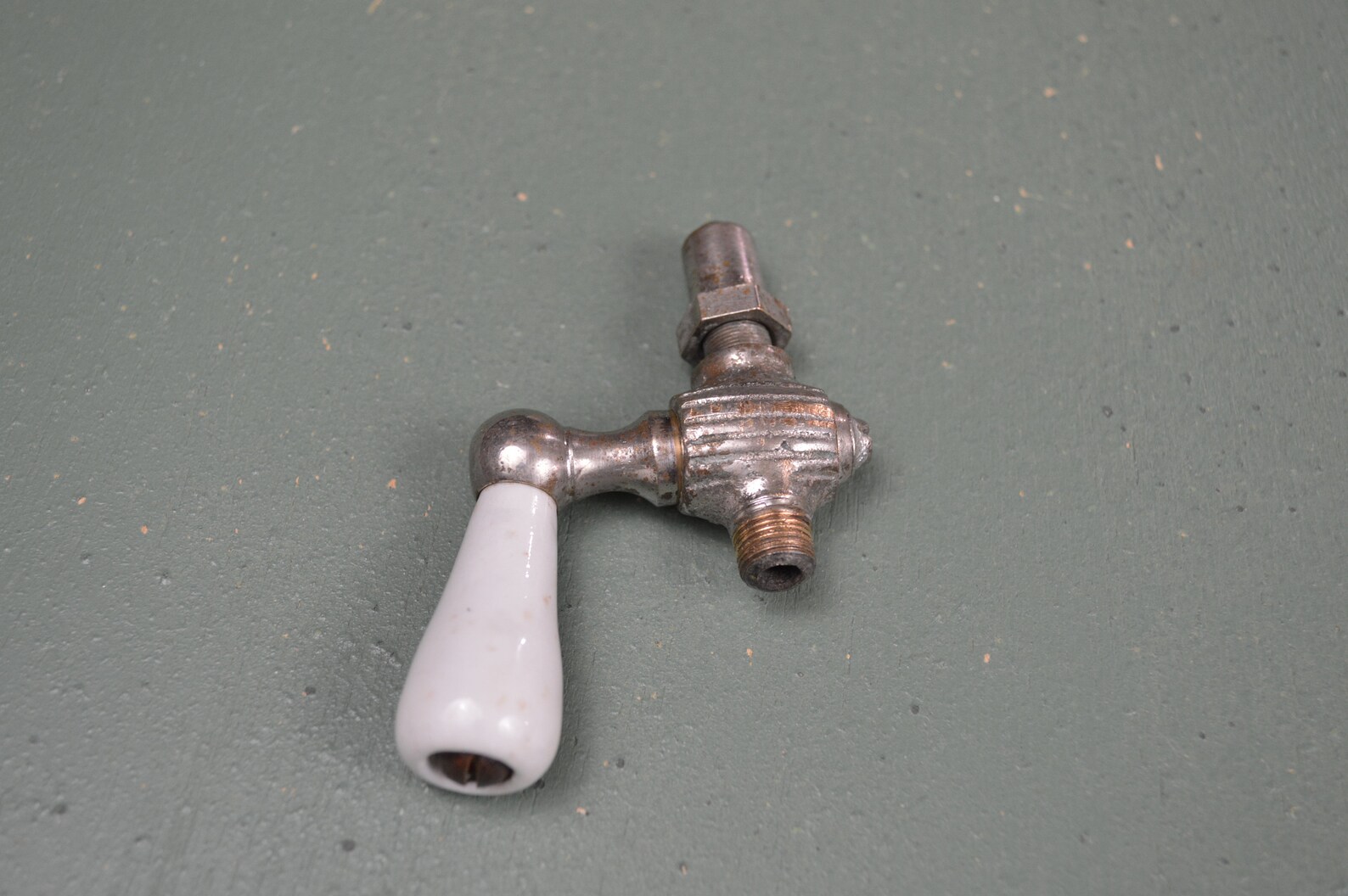 Antique Porcelain Radiator Lever Handle, Victorian House Hardware, Era ...