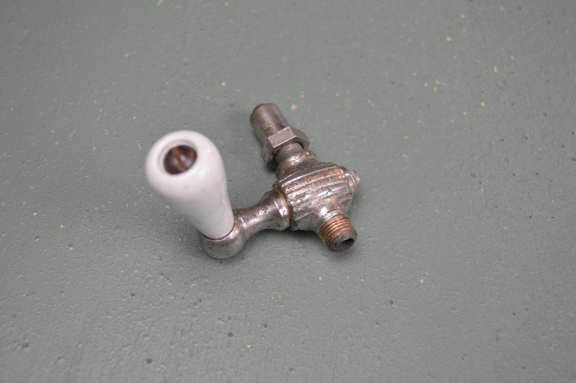 Antique Porcelain Radiator Lever Handle, Victorian House Hardware, Era ...