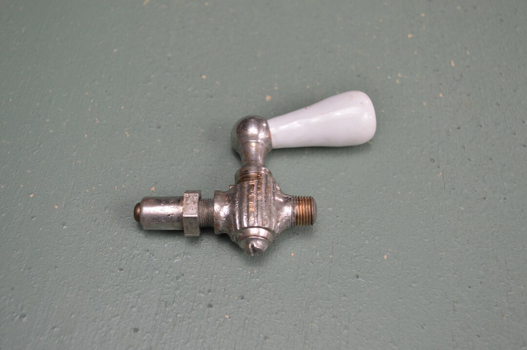 Antique Porcelain Radiator Lever Handle, Victorian House Hardware, Era ...