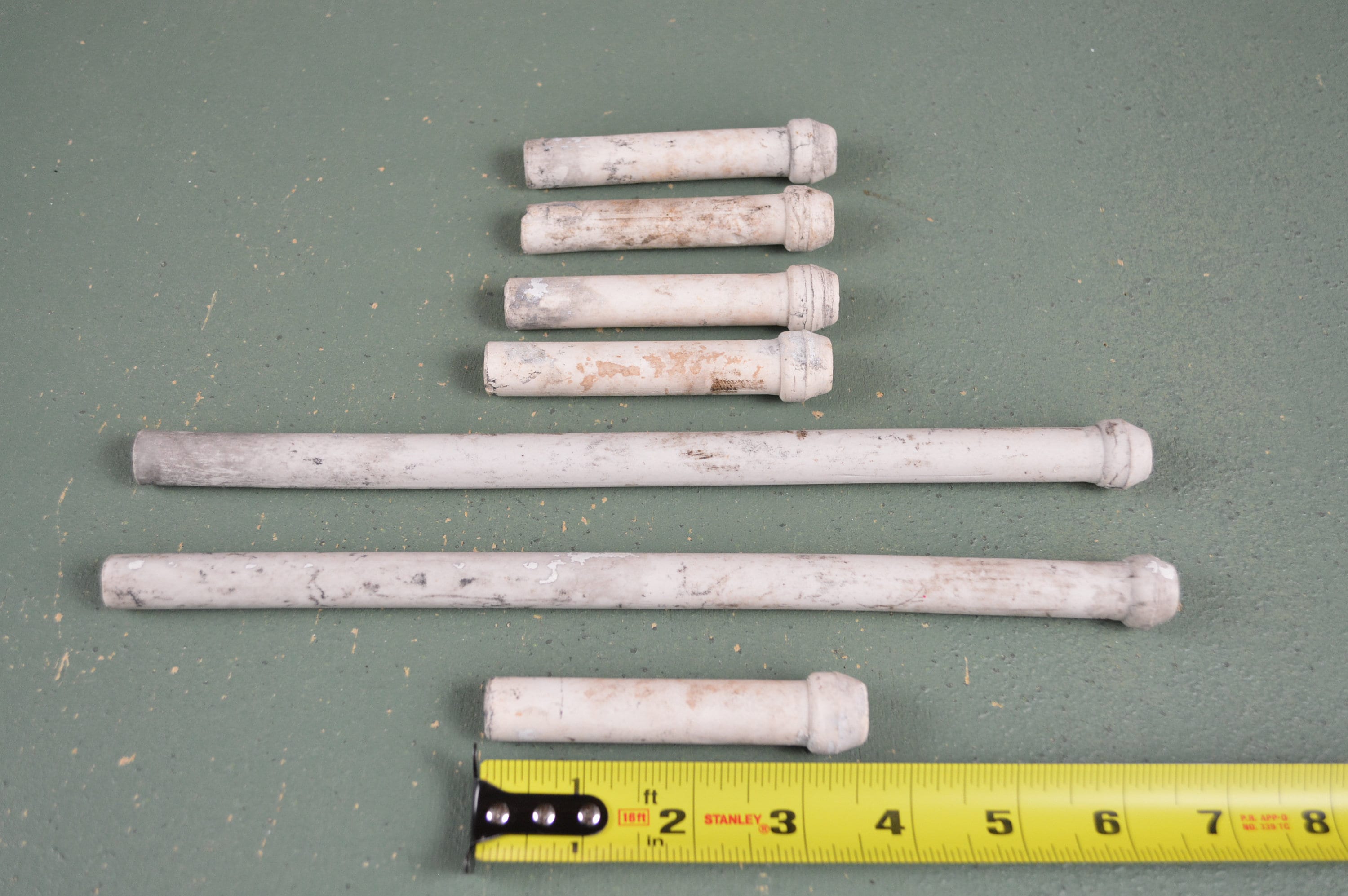 Knob and Tube Ceramic Wire Insulators, Vintage Electric Circa 1920, 728