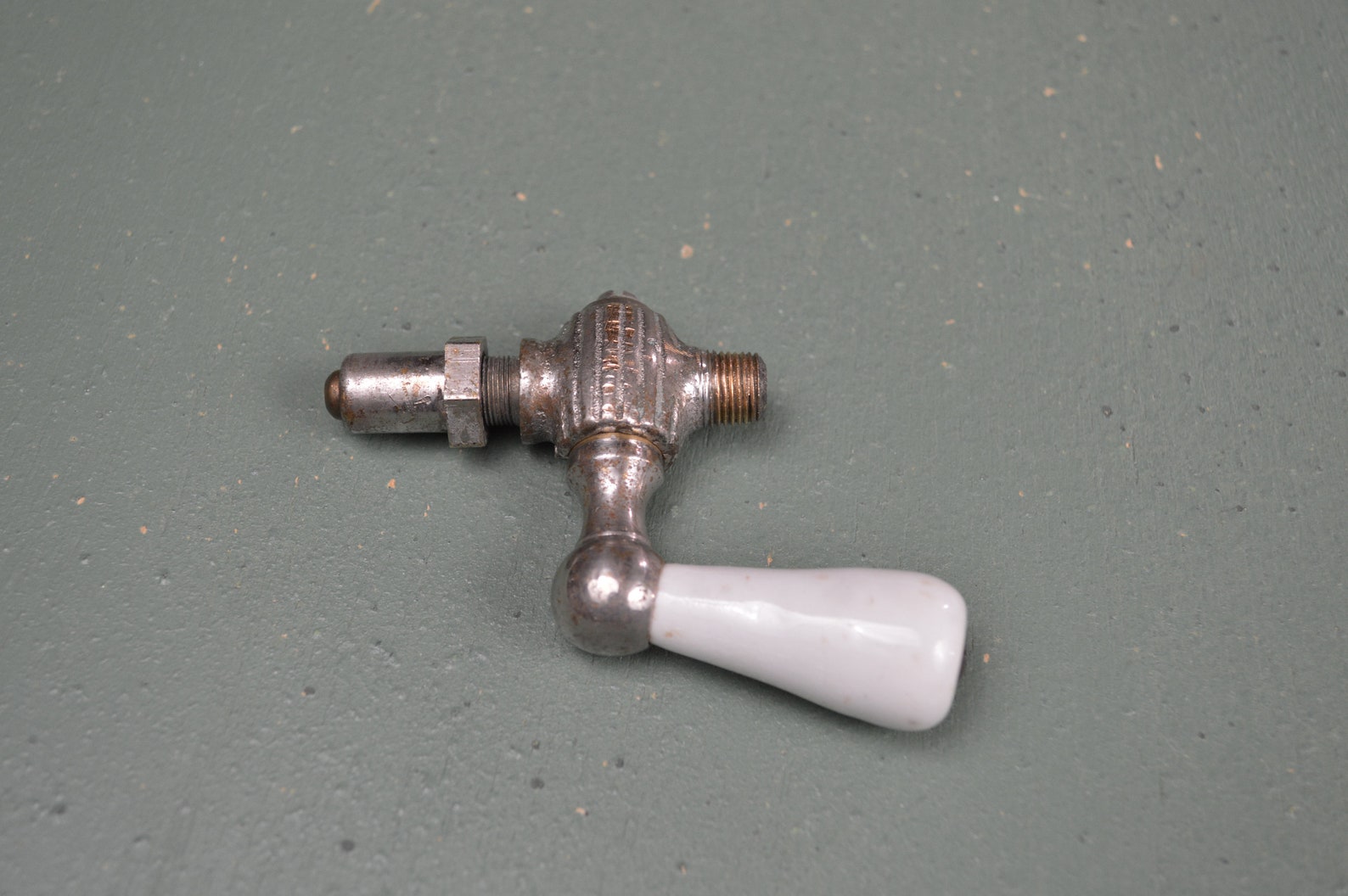 Antique Porcelain Radiator Lever Handle, Victorian House Hardware, Era ...