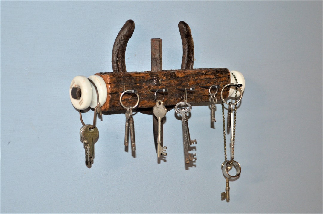 Horseshoe Key Holder, Antique Western Country Decor, Horse Memorabilia, 642 Etsy