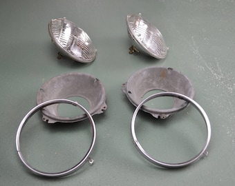 Vintage Auto Headlights, Classic Car Parts, T 3 High Beams,  #490