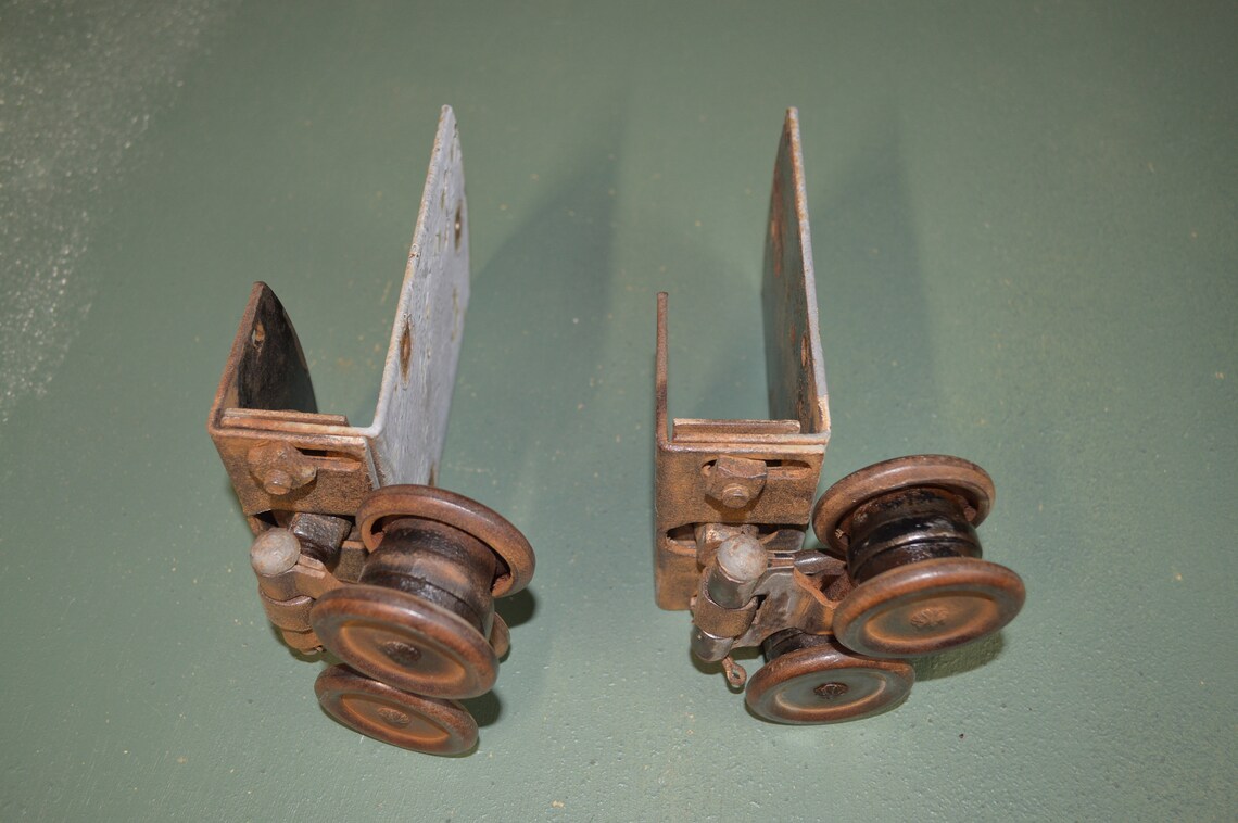 Vintage Barn Door Rollers, Authentic Farm Hardware, 619 Etsy