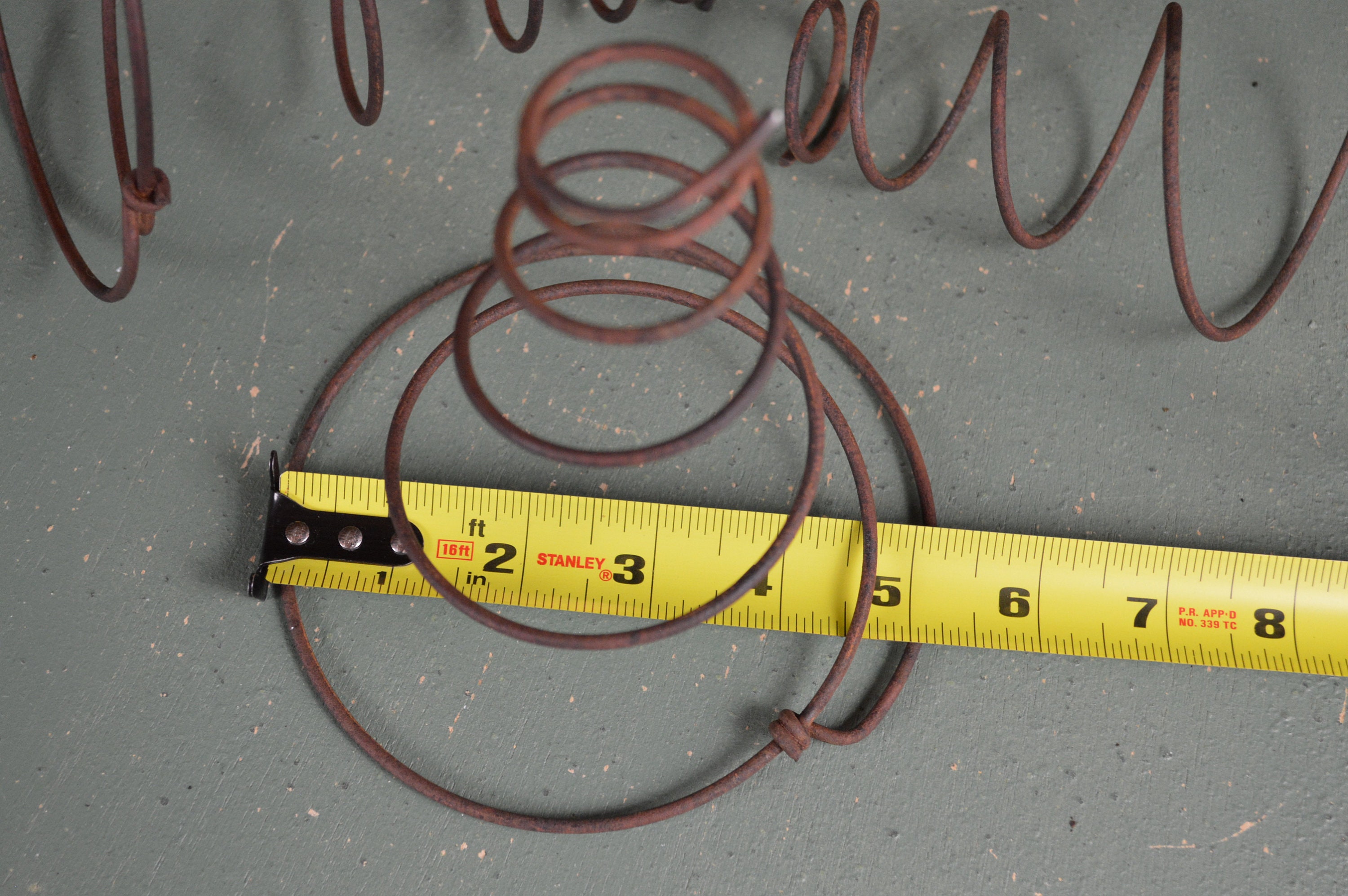 6 Inch Metal Bed Springs Wide Base Cone Shaped Metal Coils Etsy