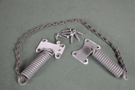 Vintage Storm Door Wind Chain 1940 Era Heavy Duty Spring Etsy