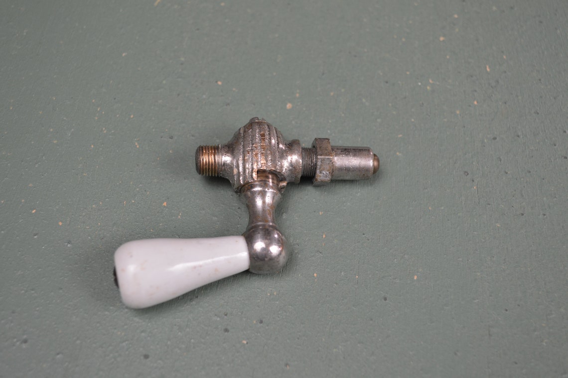 Antique Porcelain Radiator Lever Handle, Victorian House Hardware, Era ...