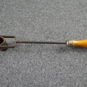 Hinged Lead Ladle with Wood Handle, Blacksmith Tools, #541