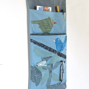 Wall organizer for caravans, campers, motorhomes Frau Knallerbse Wall organizer with cheerful birds creates storage space in the tightest of spaces image 7