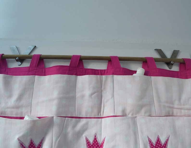 Türutensilo/Wandtasche Prinzessin Knallerbse Das riesige XXL Utensilo mit Krone in rosa u. pink bietet viel Stauraum auf kleinstem Raum Bild 4