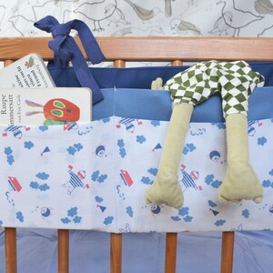 Bettutensilo, Einzelstücke Frau Knallerbse, Tolle Aufbewahrung am Bett in blau, rot, weiß für Fans von maritimen vintage Stoffen 画像 7