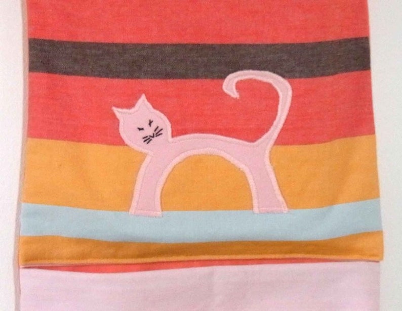 Wandutensilo Miezekatze Knallerbse Wandutensilio mit Katze in rosa, orange, blau, rot schafft platzsparend Ordnung Bild 7