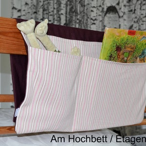 Bed organizer Mrs. Knallpea the bed utensil silo ensures order on the youth bed, loft bed or adult bed image 5