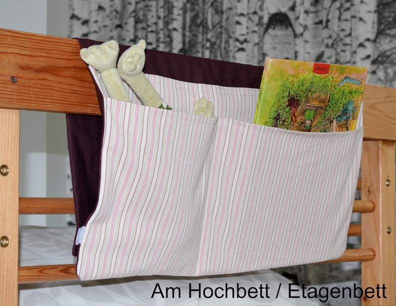 Bed organizer Mrs. Knallpea the bed utensil silo ensures order on the youth bed, loft bed or adult bed image 5
