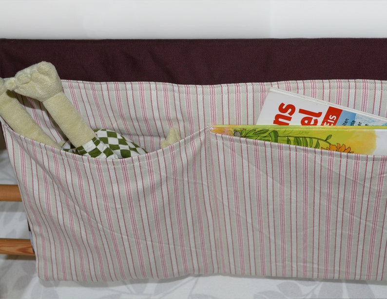 Bed organizer Mrs. Knallpea the bed utensil silo ensures order on the youth bed, loft bed or adult bed image 6