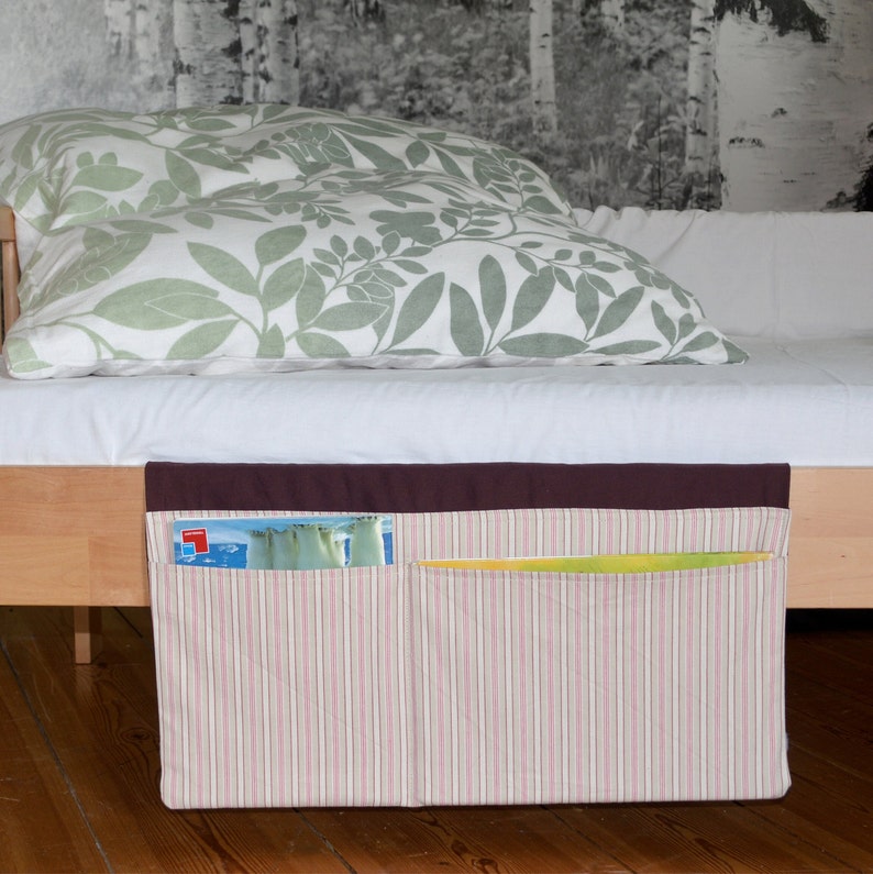 Bed organizer Mrs. Knallpea the bed utensil silo ensures order on the youth bed, loft bed or adult bed image 2