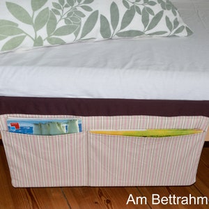 Bed organizer Mrs. Knallpea the bed utensil silo ensures order on the youth bed, loft bed or adult bed image 3