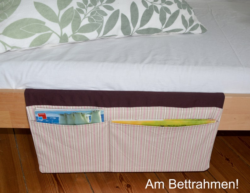 Bed organizer Mrs. Knallpea the bed utensil silo ensures order on the youth bed, loft bed or adult bed image 3