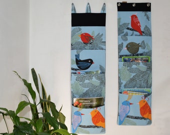 Large wall utensil - Birds - Mrs. Knallpea - The cheerful wall organizer creates order in the house and at work