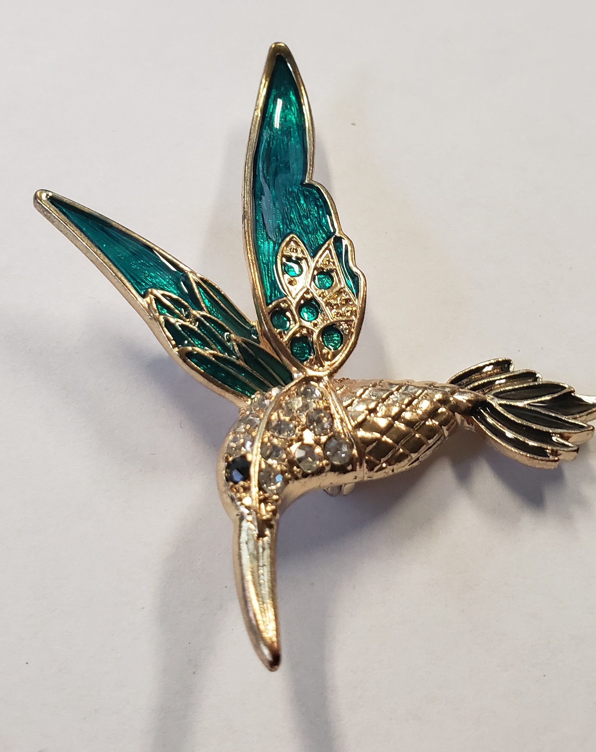 Bijou alliage doré émaillé Broche grenouilles comiques brooch