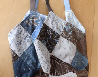 Patchwork tote bag
