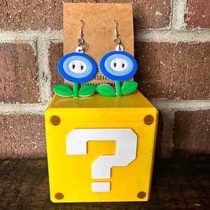 Super Mario Fire Flower Earrings