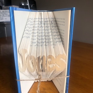 Custom Folded Book Art